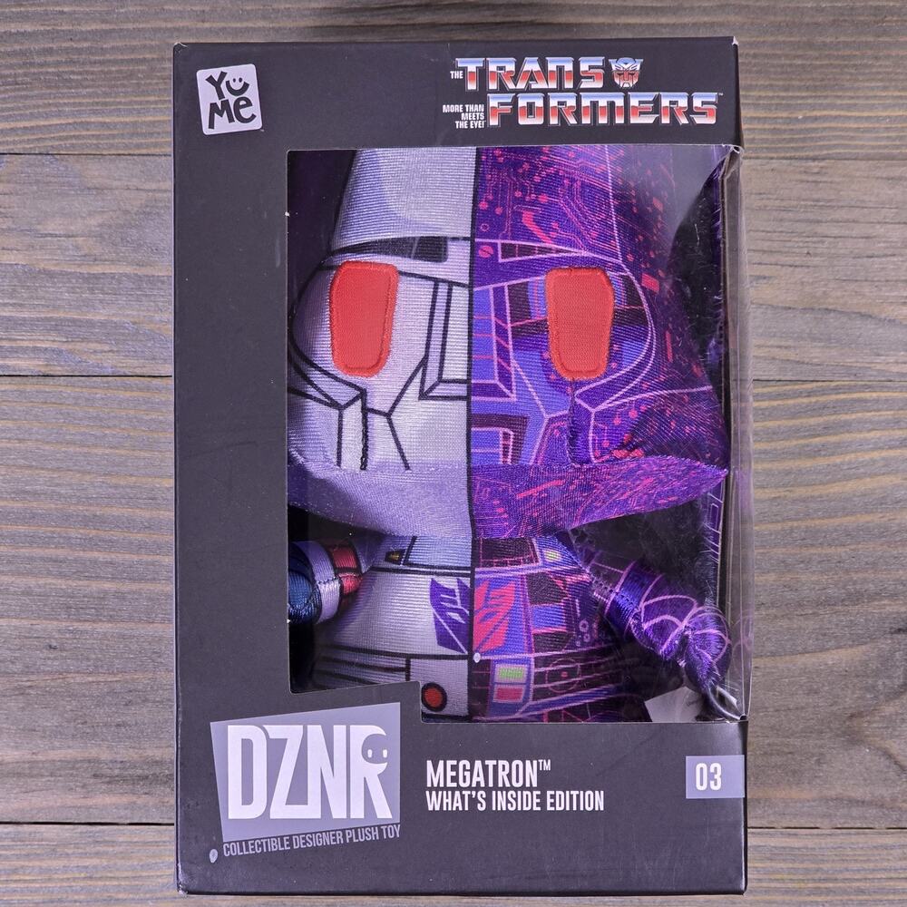 DZNR Transformers Megatron "What's Inside Edition" #03 Collectible Plush - YuMe